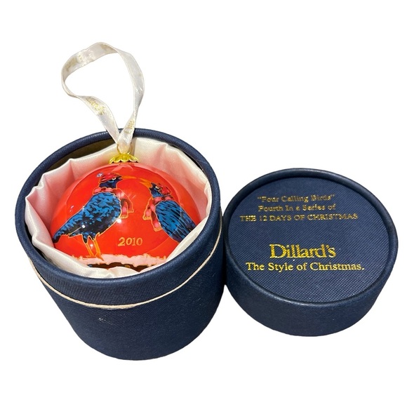Dillard's Other - 2010 Dillards Four Calling Birds 12 Days of Christmas Ornament Fourth In Series